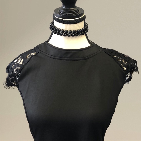 ▪️SUNNOW Women's Sleeveless Lace Patchwork A Line Short Mini Casual Dress▪️ - Picture 4 of 11